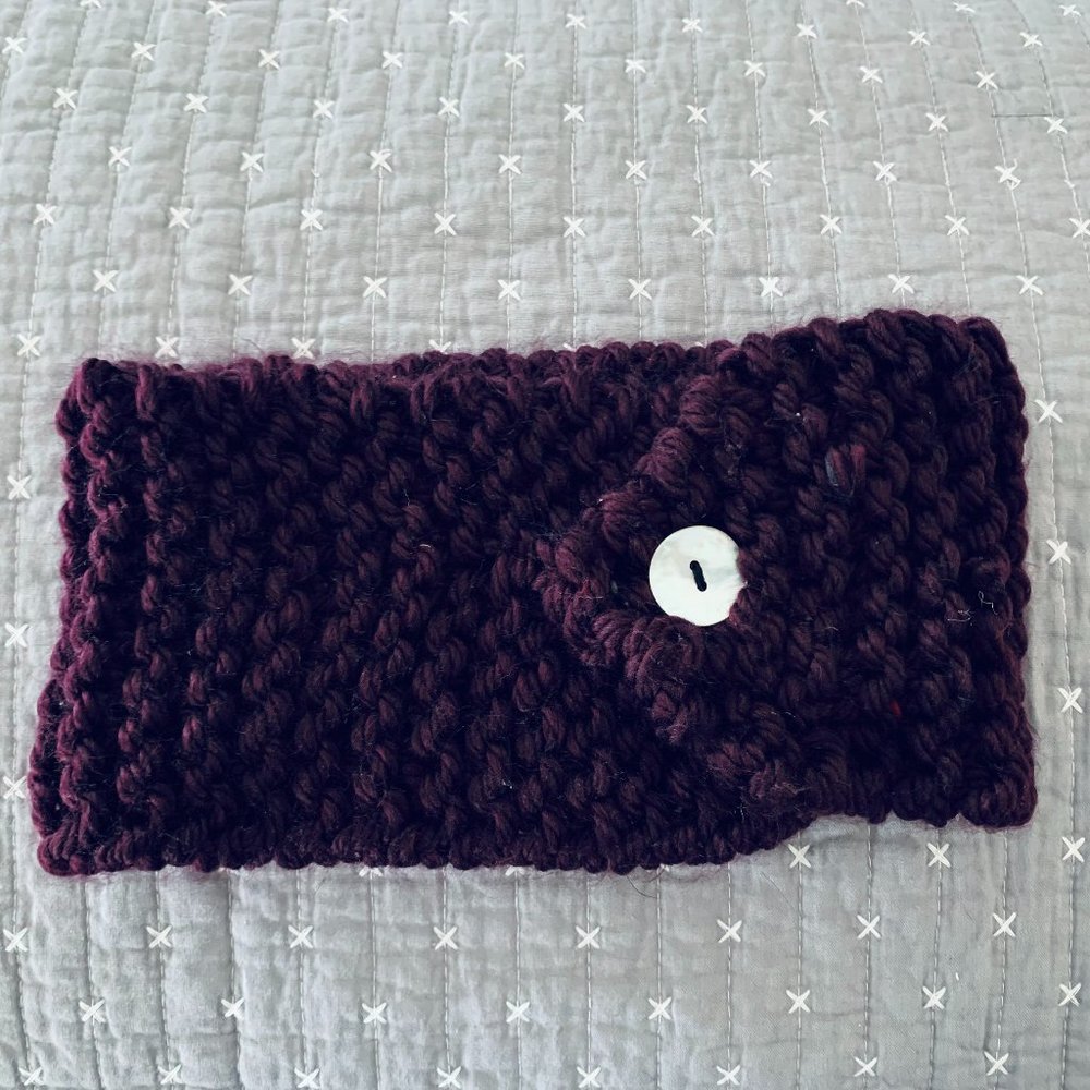 ❄ Hand Knit Winter Headband